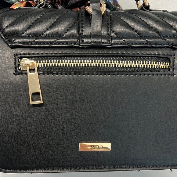 Aldo | Handbag w/ Scarf Accent and Crossbody Strap - Picture 4 of 8